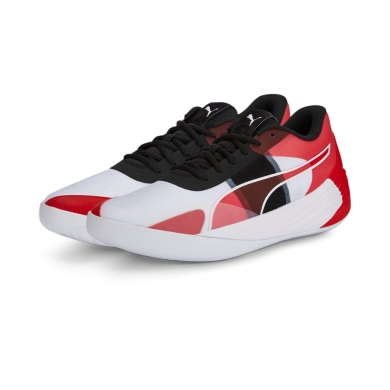 Puma Indoor Shoes Fusion Nitro Team white/red Men